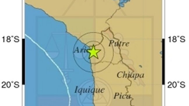 Leve temblor sacudió a Arica
