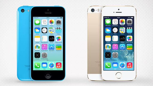 iPhones 5C y 5S llegarán a Chile a mediados de noviembre