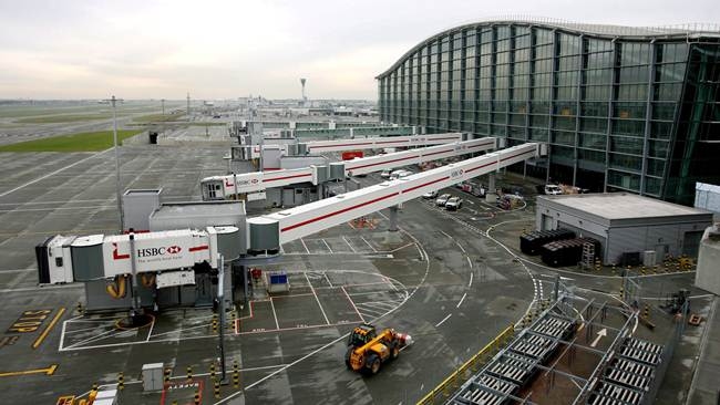 Temporal obligó a cancelar vuelos en el Reino Unido