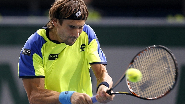 David Ferrer pasó con zozobras a octavos de final en el Masters 1.000 de París Bercy