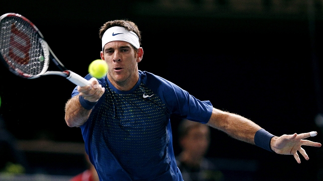 Del Potro venció a Cilic y accedió a octavos de final en París Bercy