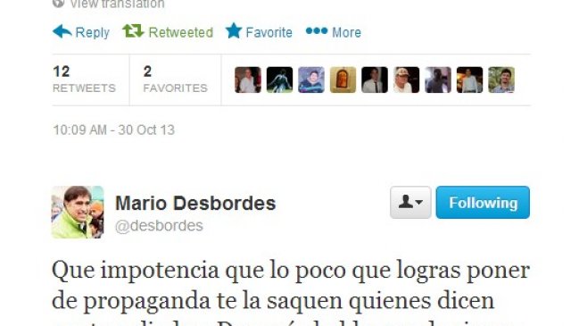 Secretario de RN a Golborne: Paren de destruir mi propaganda