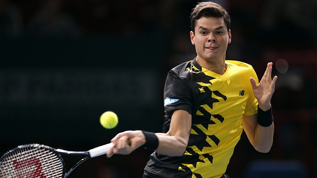 Derrota de Raonic en París definió el cuadro del Masters de Londres