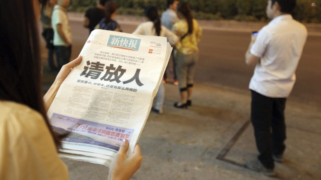Despidieron a presidente de diario chino que desafió a la censura en su portada