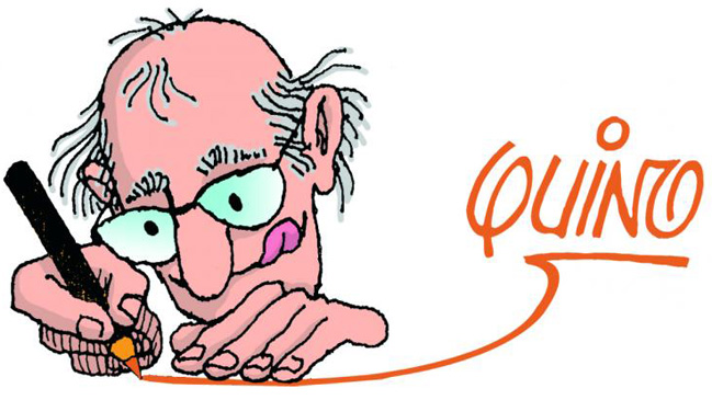 Quino: Quisiera seguir dibujando pero ya mis ojitos no me dan