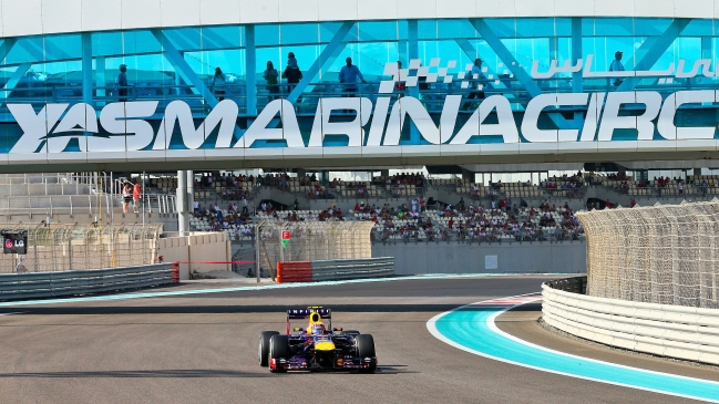 La grilla de salida del Gran Premio de Abu Dhabi de la Fórmula 1