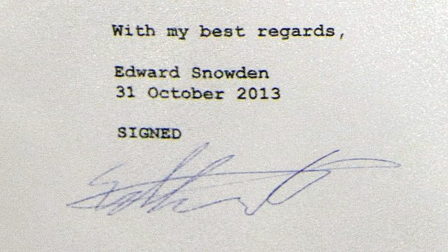 Snowden abogó por una 