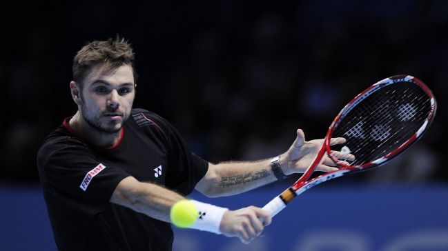 Wawrinka dio el primer golpe en el comienzo del Masters