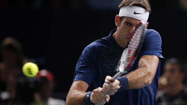 Del Potro debutó en el Masters de Londres con triunfo sobre Gasquet