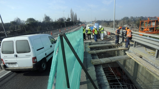 Los desvíos de tránsito por la reparación del Puente Maipo