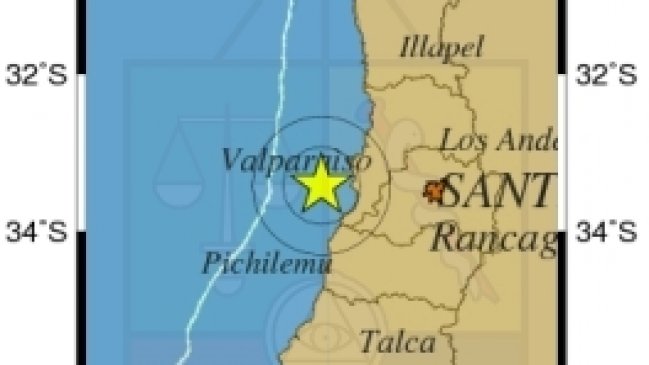 Temblor afectó a las regiones de la zona central