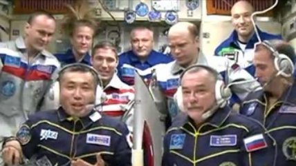  Finalizó la caminata espacial de la antorcha olímpica  