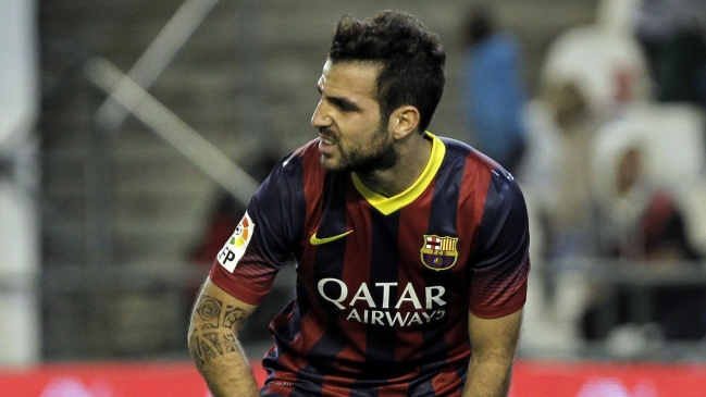 Cesc Fábregas quedó fuera de la selección española por un esguince