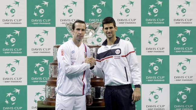 Novak Djokovic y Radek Stepanek abrirán la final de la Copa Davis