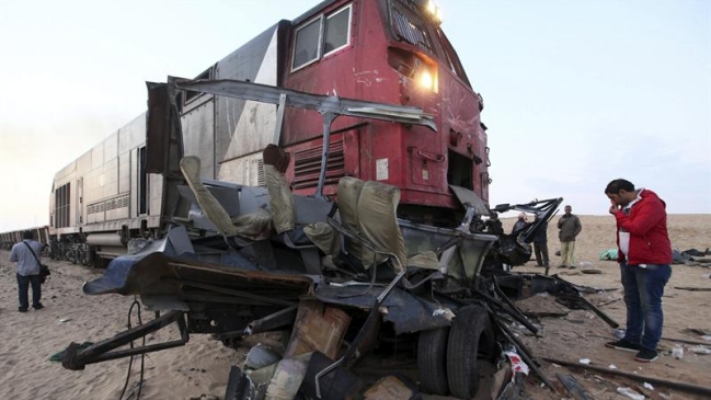 Fatal choque entre tren y vehículos se registró en Egipto