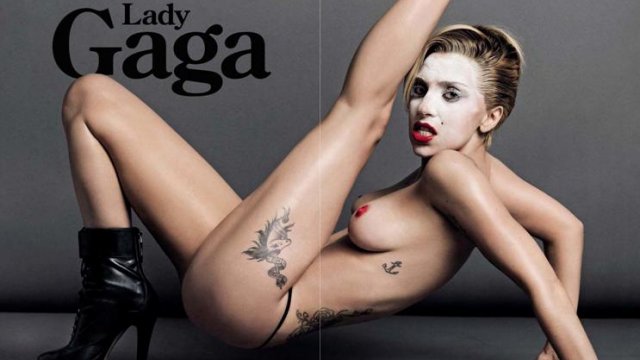 Nuevamente al ataque: Lady Gaga posó desnuda para revista italiana