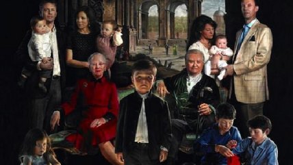   El tétrico retrato de la familia real danesa 