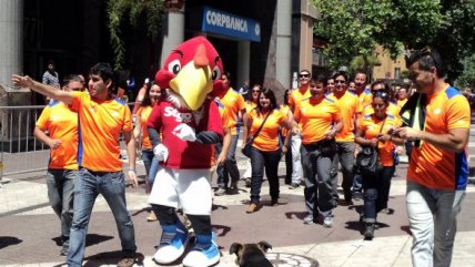 Los Juegos Sudamericanos Santiago 2014 se tomaron el Paseo Huérfanos