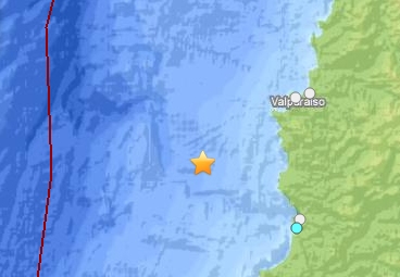 Serie de sismos remeció de madrugada la costa frente a Cartagena