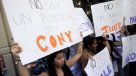 Estudiantes de la Universidad Católica protestaron contra la PSU