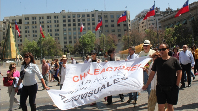 Chileactores llegó a La Moneda por Ley de Televisión Digital
