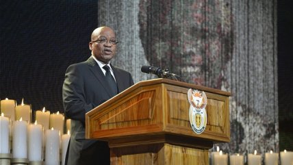 Zuma agradeció a Mandela ser lo que Sudáfrica necesitó en un momento crítico