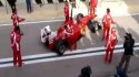 Fernando Alonso prueba el simulador del Ferrari 2014