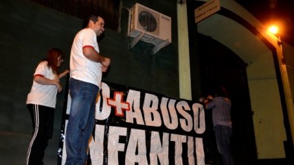 ONG contra el abuso infantil protestó en rechazo a liberación de Spiniak