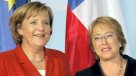 Merkel felicitó a Bachelet por triunfo electoral