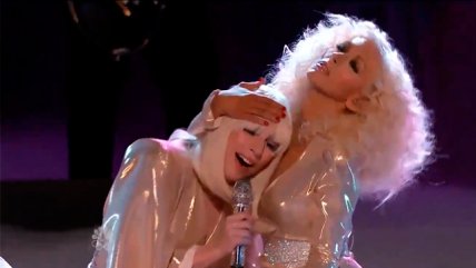 Lady Gaga y Christina Aguilera cantaron juntas en 