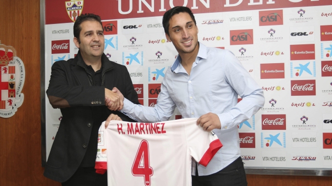 Hans Martínez fue presentado oficialmente como refuerzo de Almería
