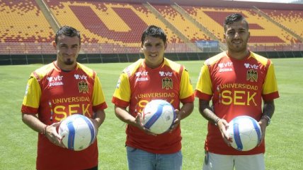 Matías Campos, Cristian Chávez y Carlos Salom fueron presentados en U. Española