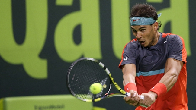 Rafael Nadal sufrió para instalarse en la final en Doha