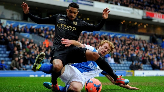 Manchester City de Manuel Pellegrini igualó en la FA Cup ante Blackburn Rovers