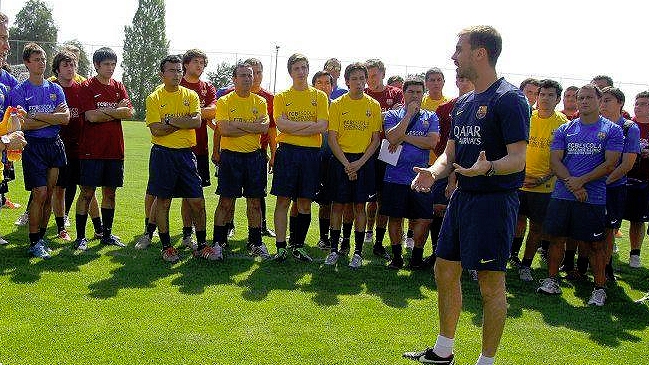 FC Barcelona enseña su metodología de trabajo en Chile