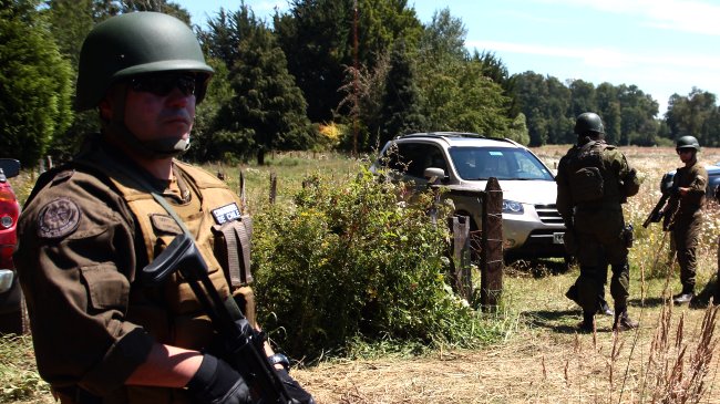 Encapuchados dispararon a empleado de empresa forestal en Ercilla