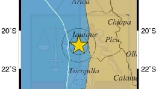 Temblor de magnitud 5,8 Richter afectó al norte de madrugada