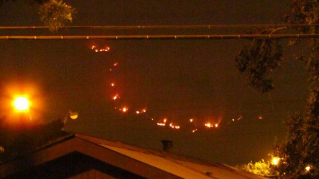 Incendios forestales en la zona central