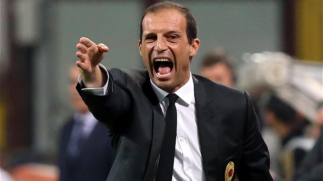 AC Milan destituyó al técnico Massimiliano Allegri