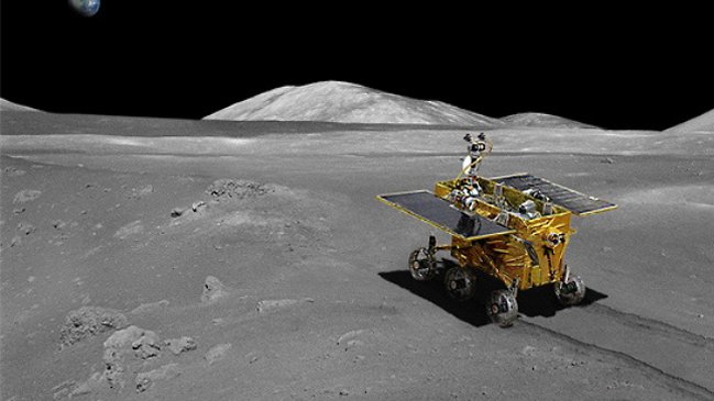 El robot chino Conejo de Jade se reactiva tras 15 días de 