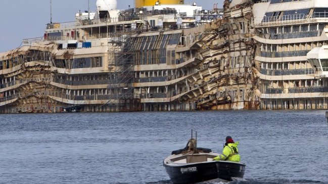 Recuerdan a las víctimas del Costa Concordia a dos años de la tragedia