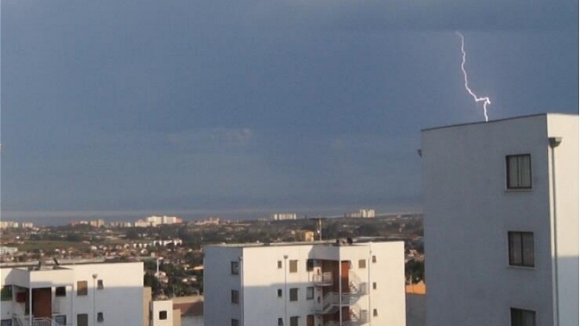 Tormenta eléctrica despertó a los habitantes de la Región de Coquimbo