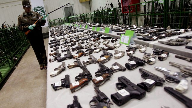 Estudio alertó sobre creciente mercado de armas ilegales en Chile