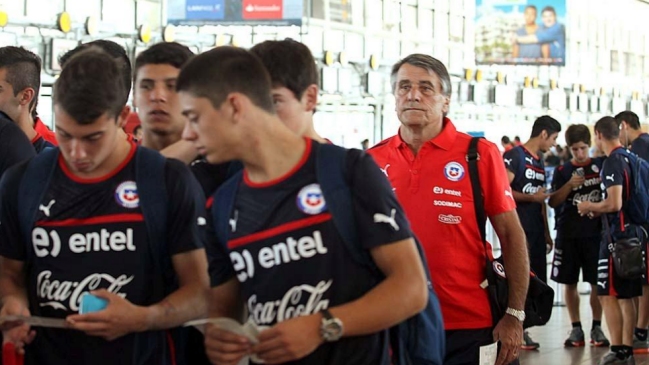 La selección chilena sub 20 viajó a Argentina para afrontar duelos amistosos