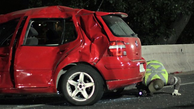Acusan a carabinero de originar fatal accidente de tránsito en Pudahuel