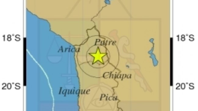 Sismo de magnitud 5,3 Richter sacudió al extremo norte de Chile