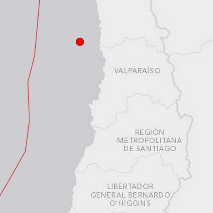 Sismo de magnitud 4,9 Richter sacudió a tres regiones de la zona central