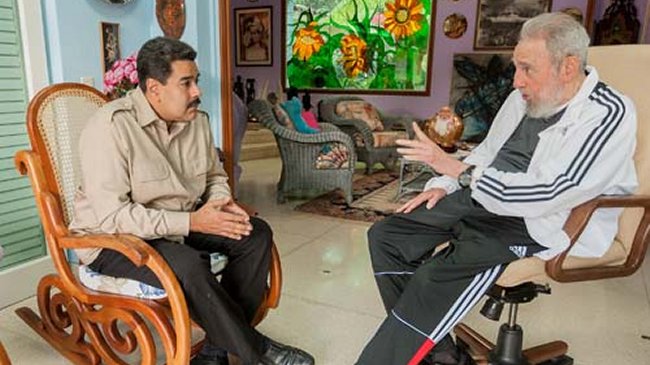 Maduro afirmó que Fidel Castro está 
