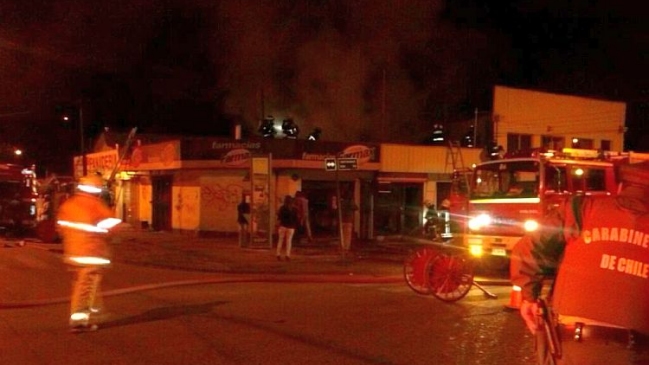 Atentado incendiario se registró en Padre Las Casas