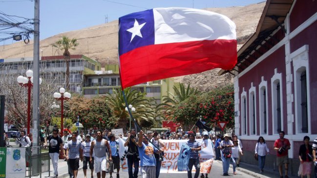 El inserto con que la Región Arica y Parinacota dice 